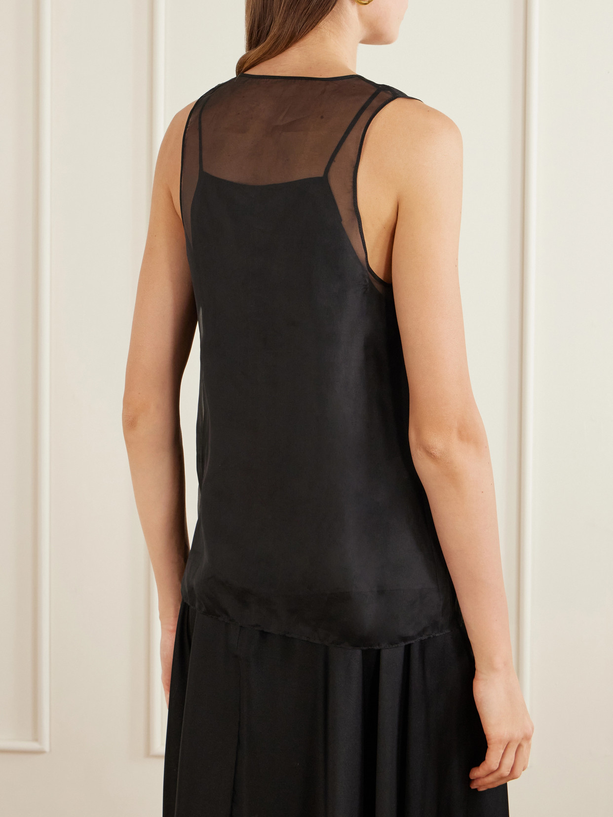 Silk-Organza Top