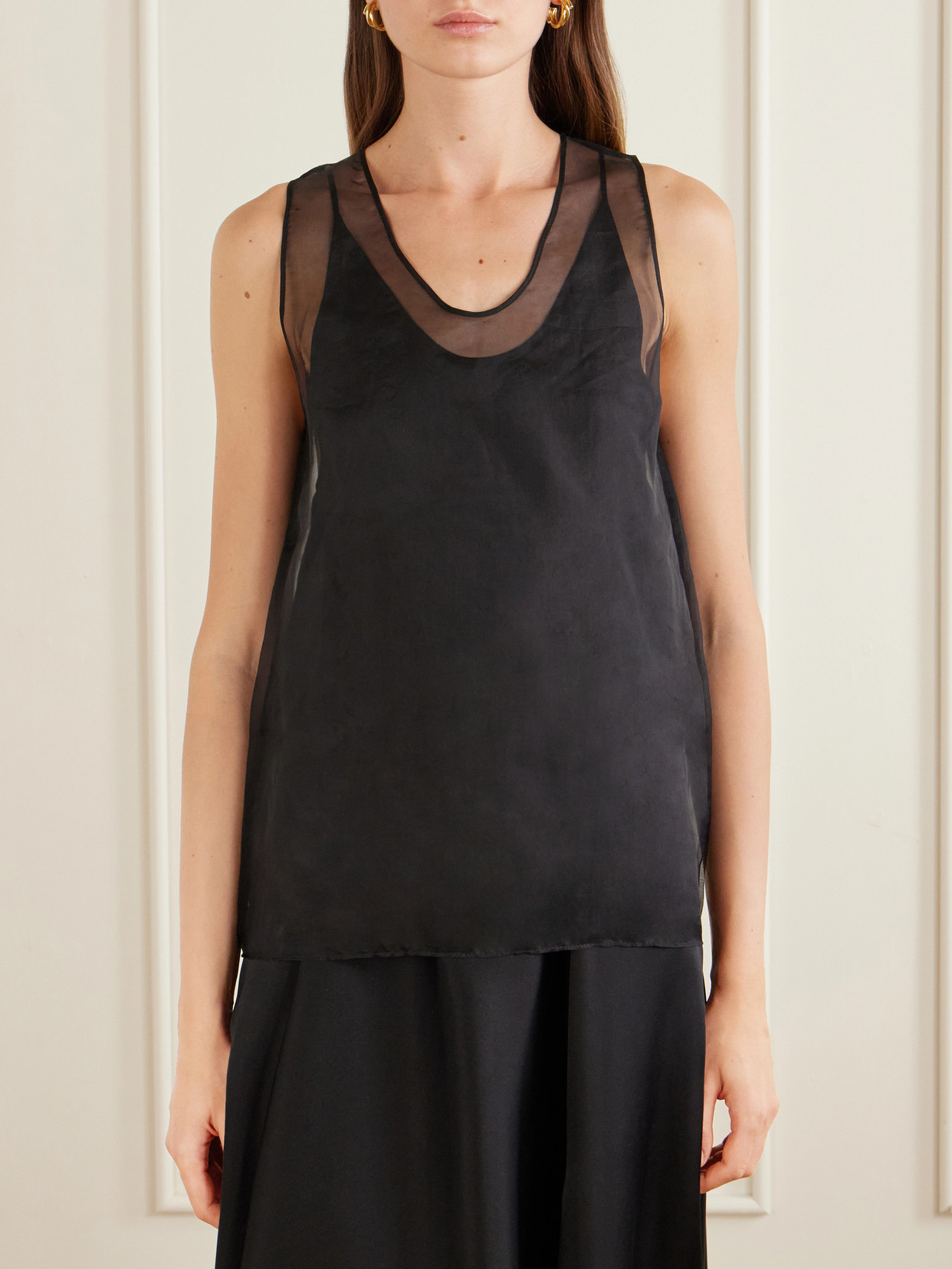 Silk-Organza Top