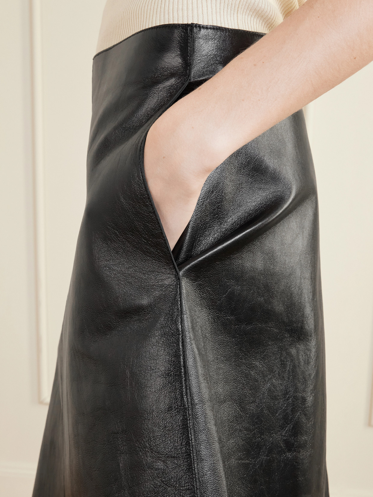 Leather Midi