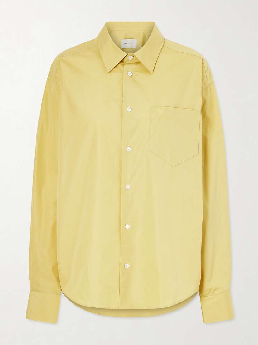 AMI PARIS Cotton-poplin Shirt