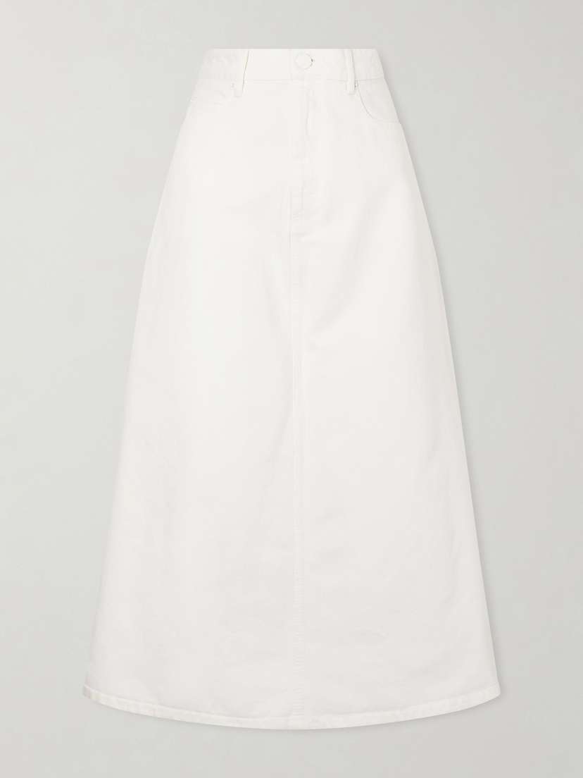 AMI PARIS Denim Midi Skirt