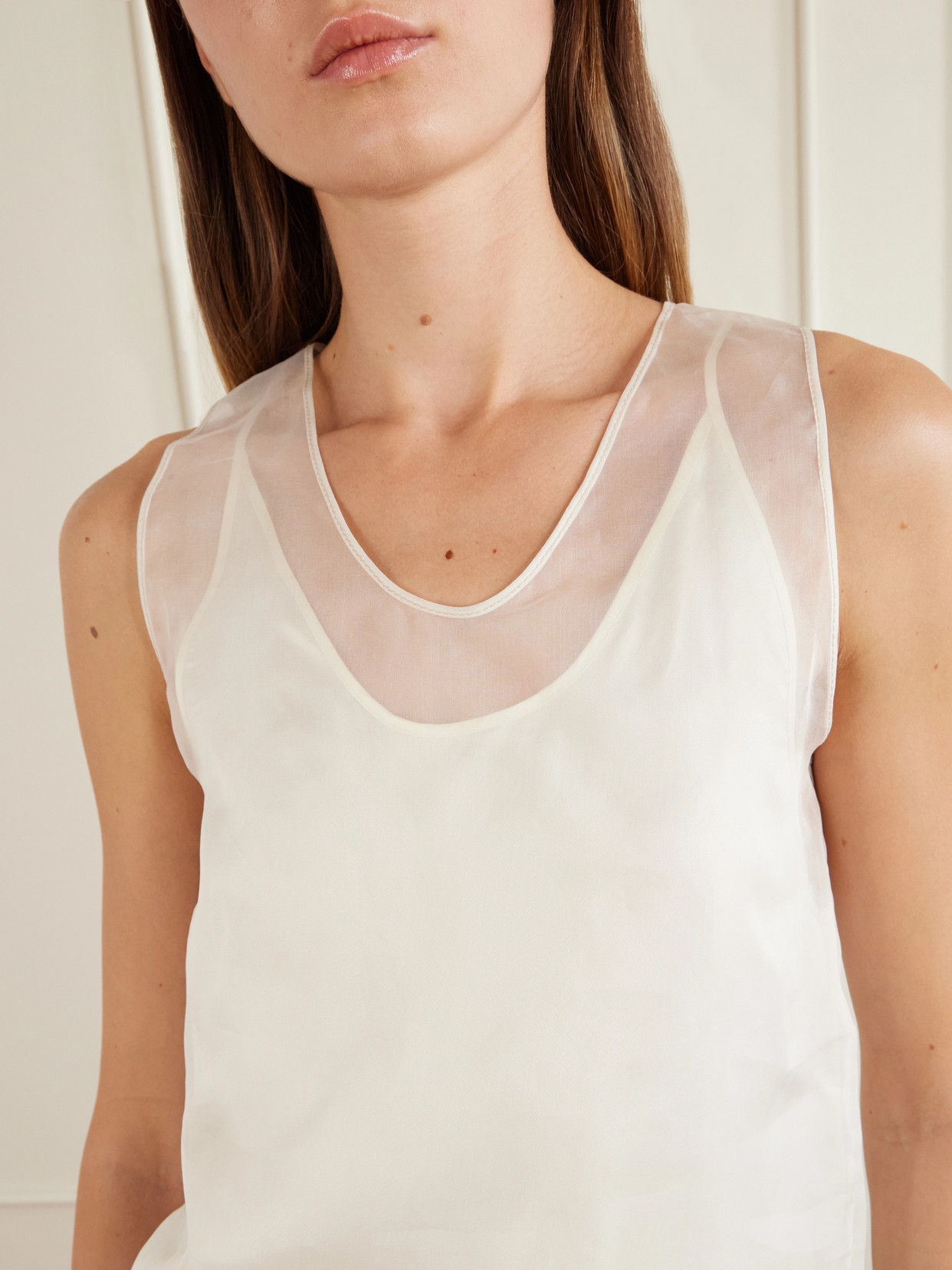 Silk-Organza Top