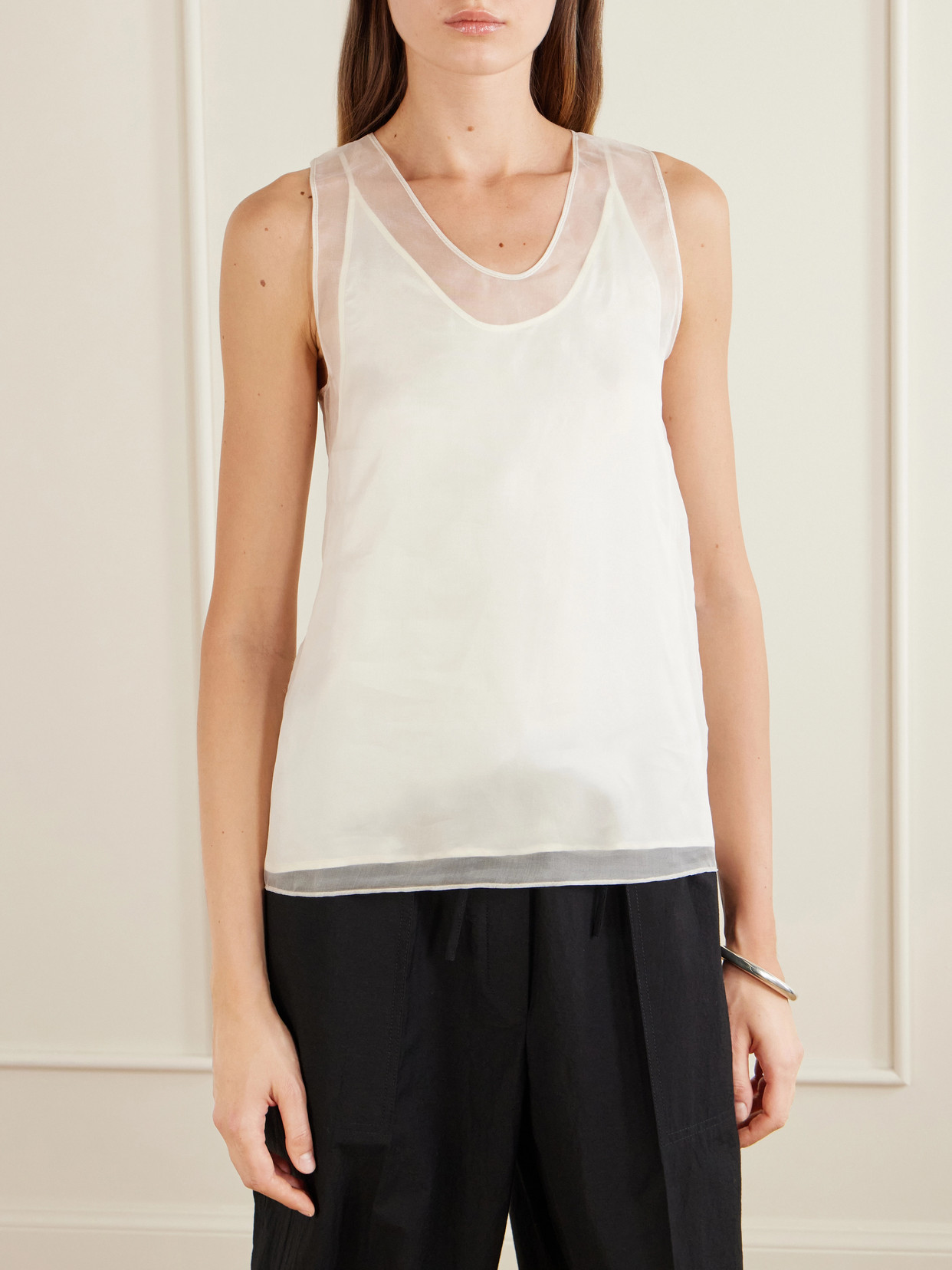 Silk-Organza Top