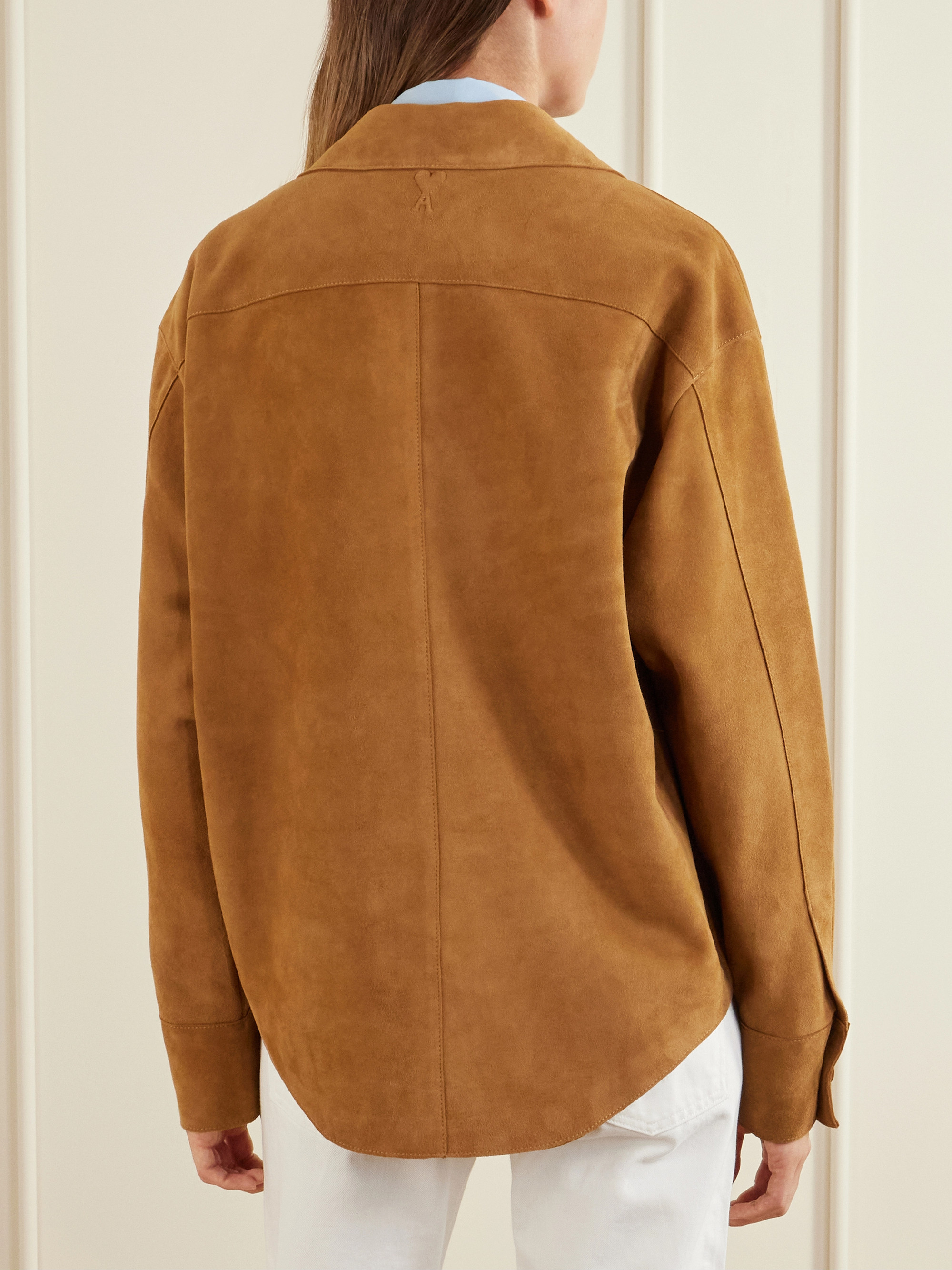 Ami Paris Suede Overshirt thumbnail