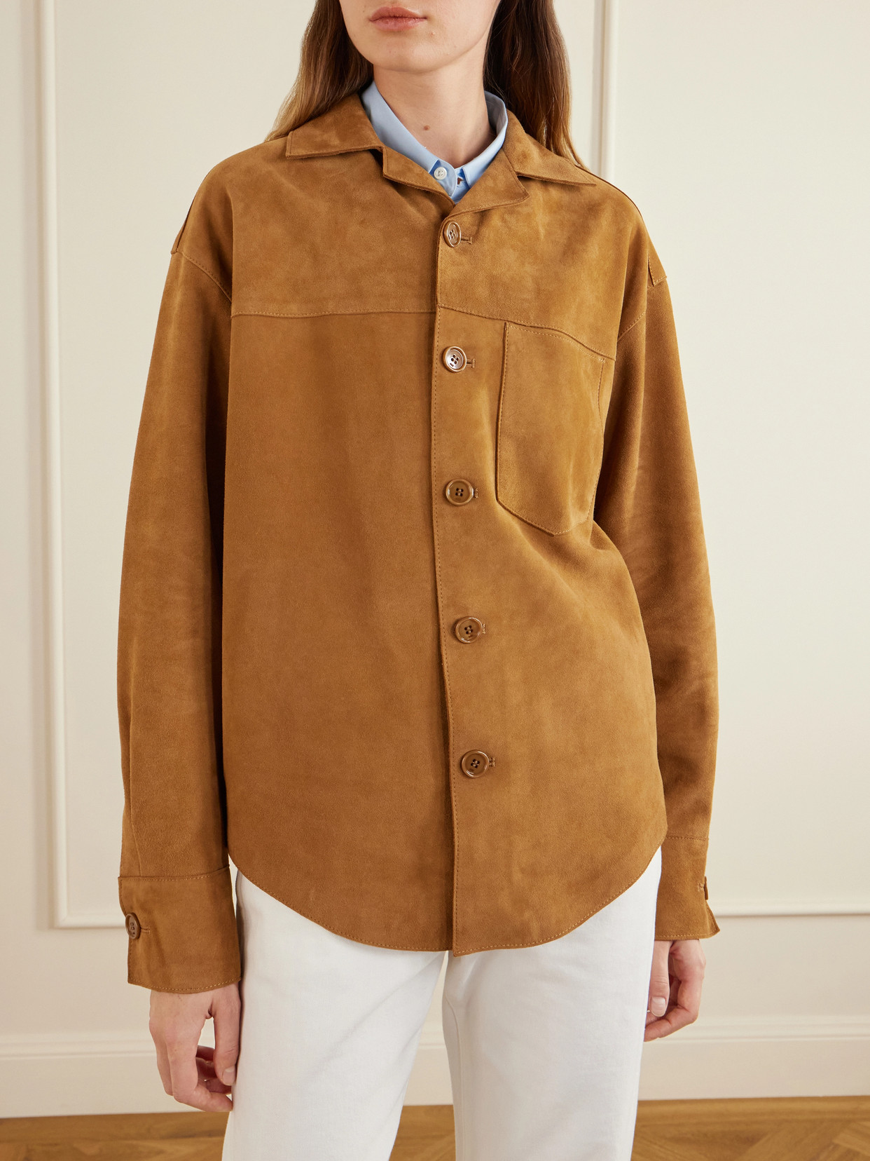 Suede Overshirt