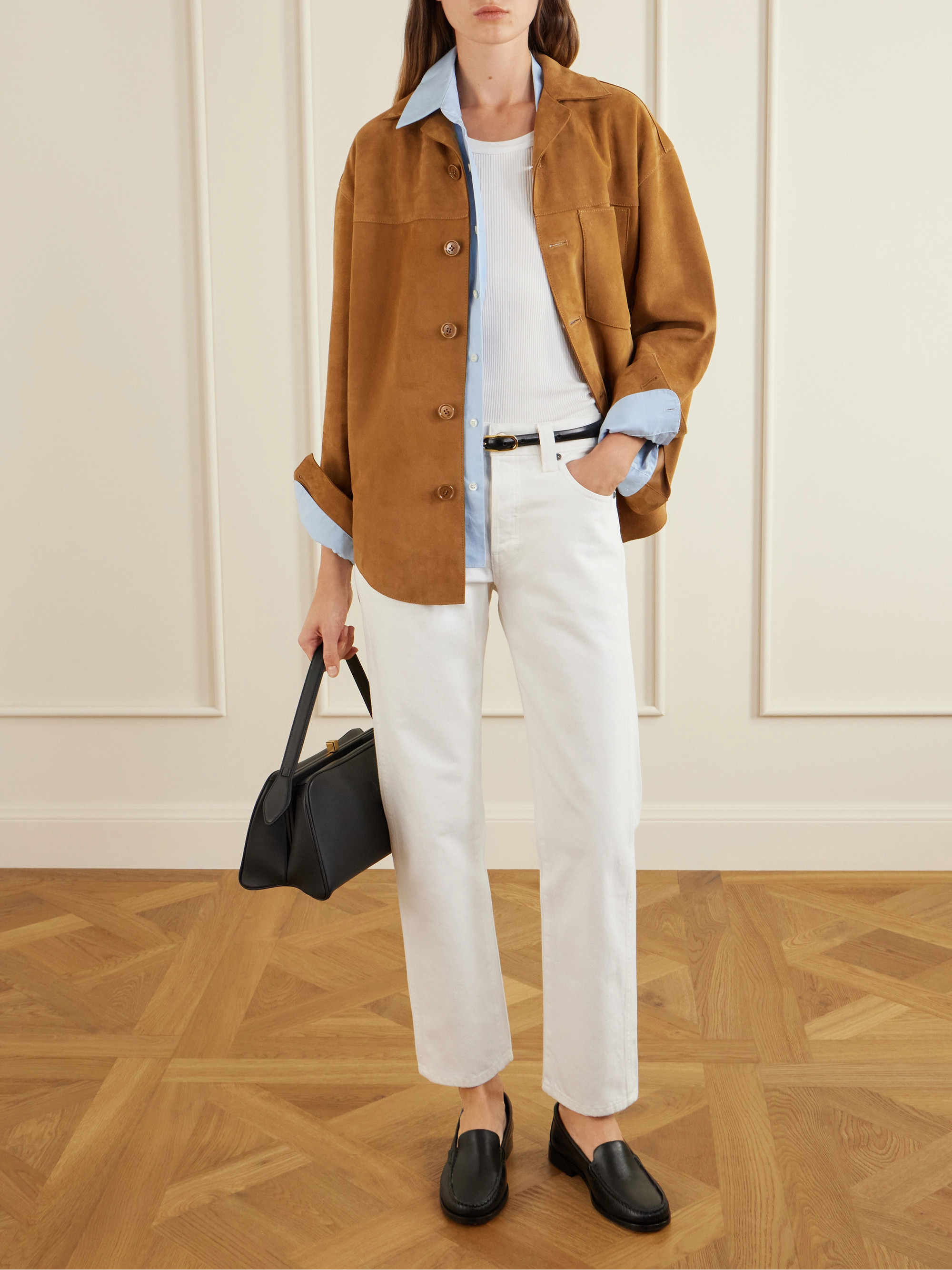 Ami Paris Suede Overshirt thumbnail