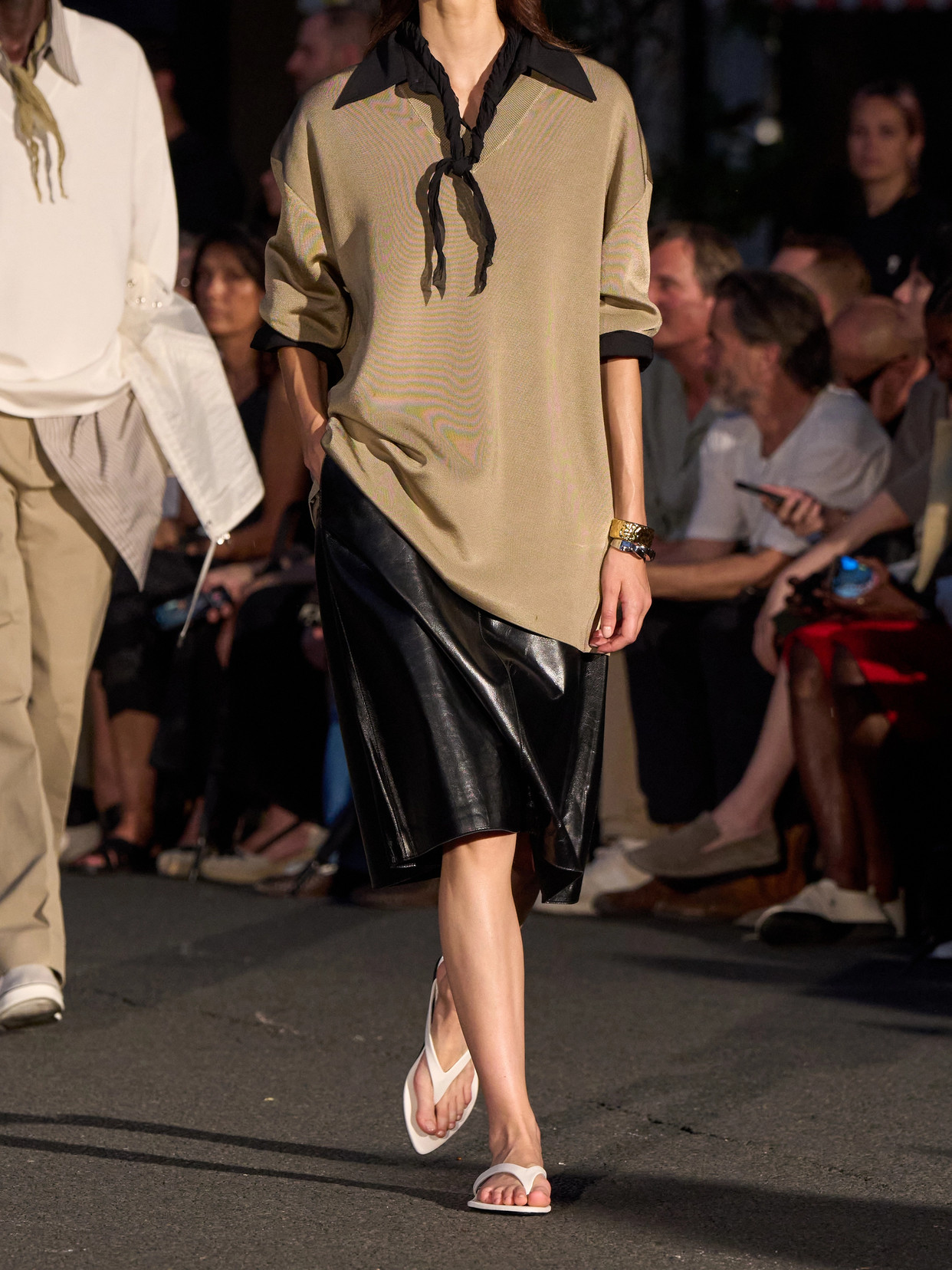 Double-Faced Satin-Jersey And Sweater