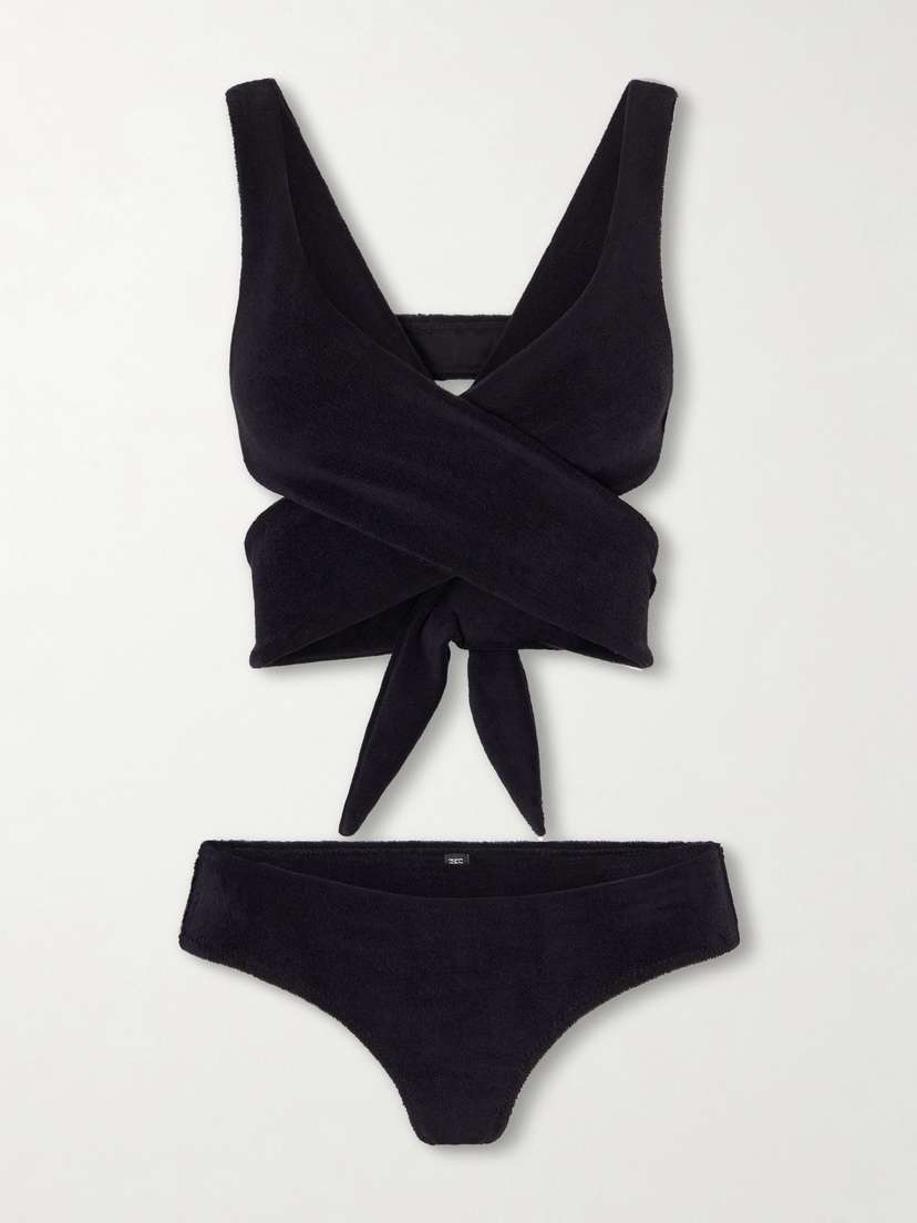 Lisa Marie Fernandez Marie-louise Cotton-blend Terry Bikini