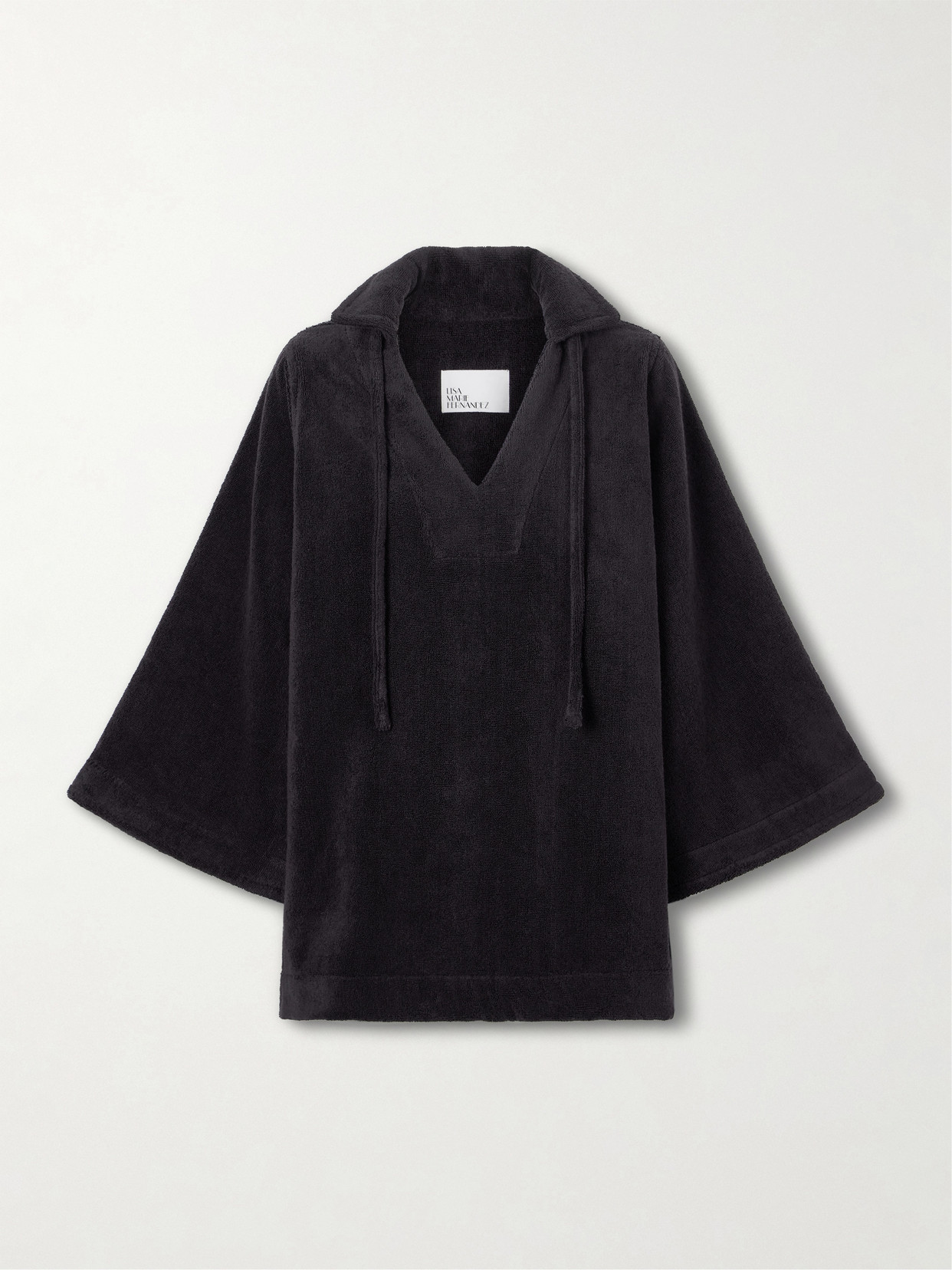 Lisa Marie Fernandez Cotton-terry Tunic In Gray