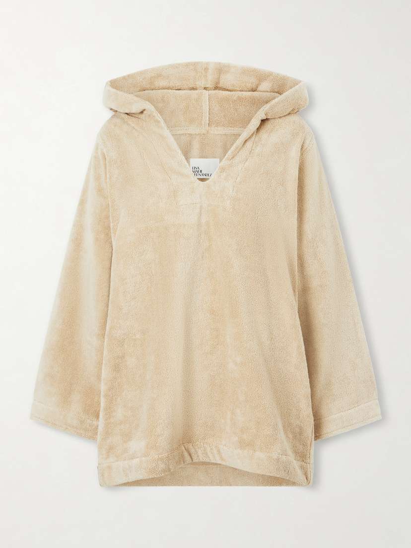 Lisa Marie Fernandez Hooded Cotton-terry Tunic