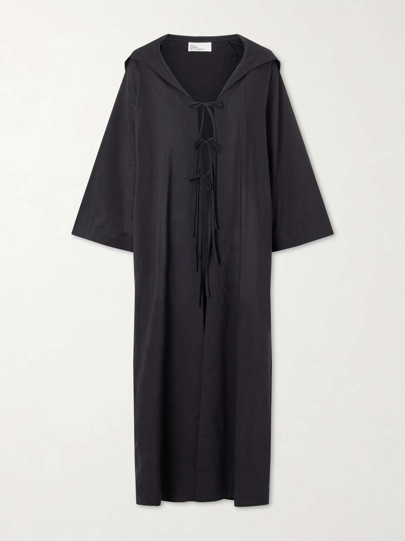 Lisa Marie Fernandez Hooded Cotton-voile Kaftan