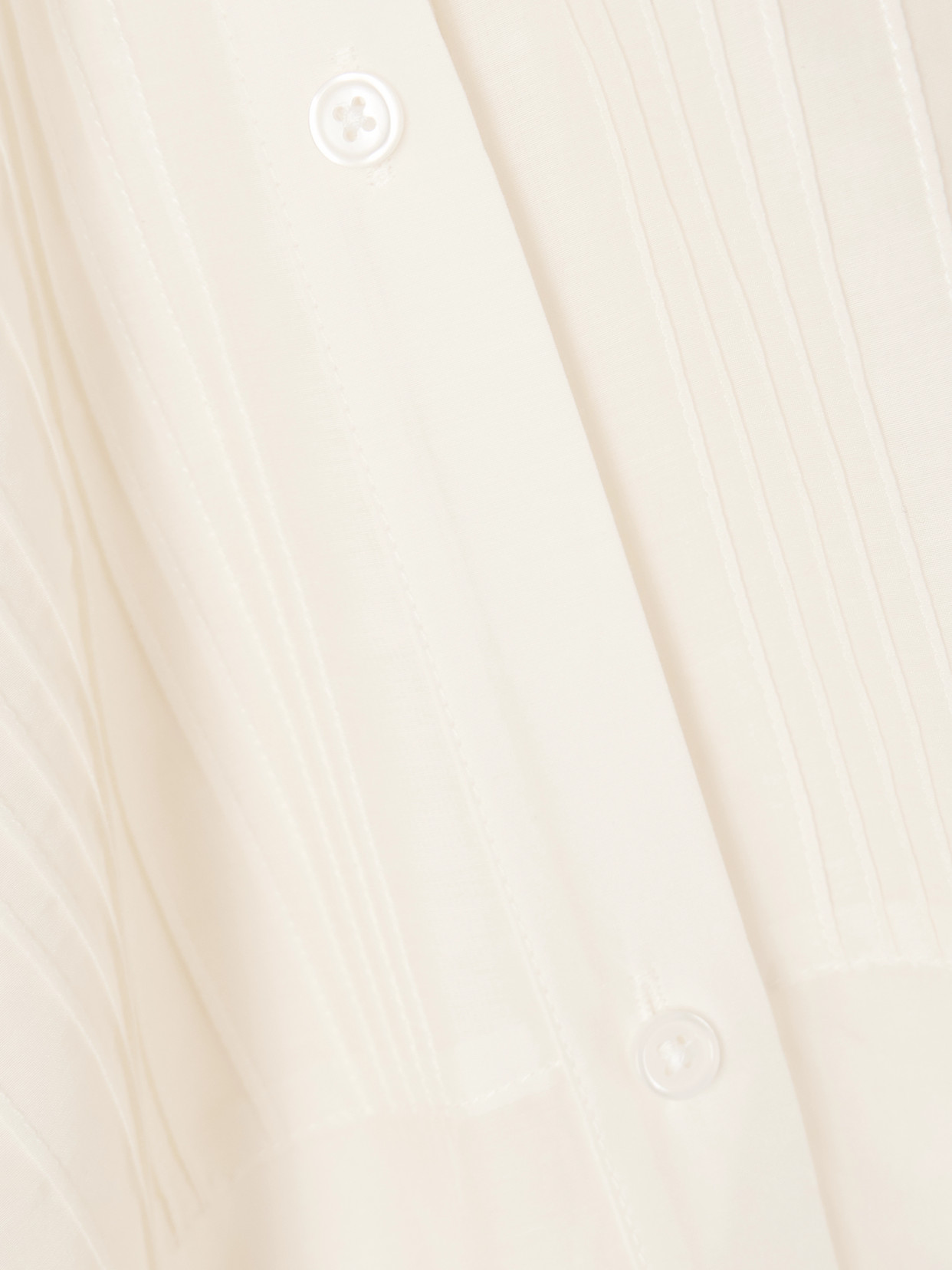 The Night Before Pintucked Cotton And Silk-Blend Voile Shirt