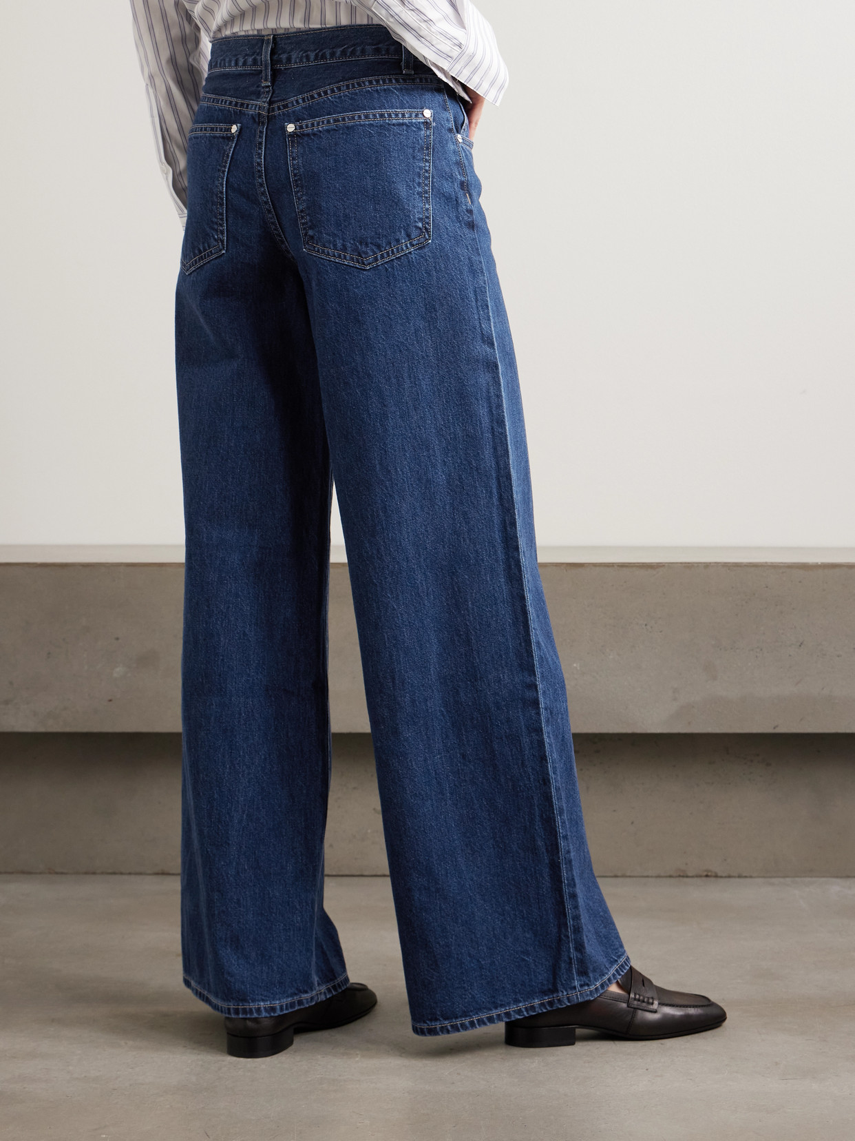 Twp Tiny Dancer Flared Jeans In Blue