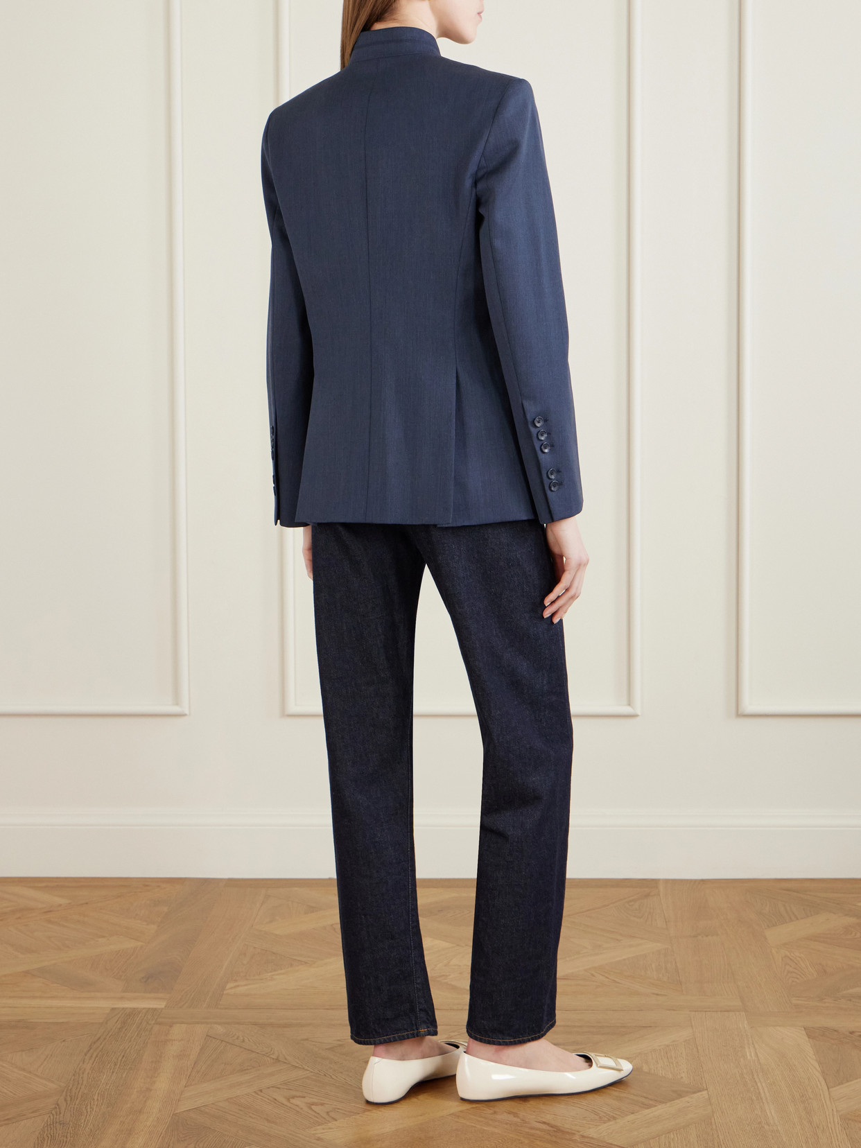 Twp Wool-blend Blazer In Blue