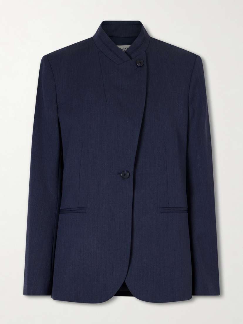 TWP Buttoned Up Wool-blend Blazer