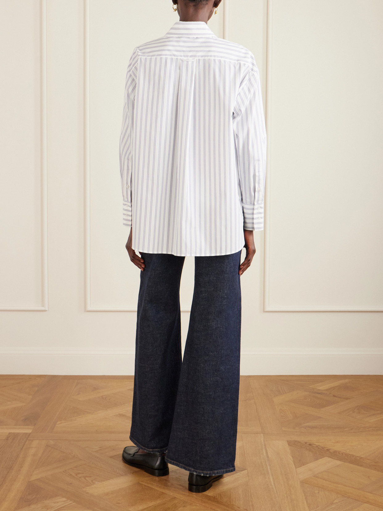 Big Joe Striped Cotton-Poplin Shirt