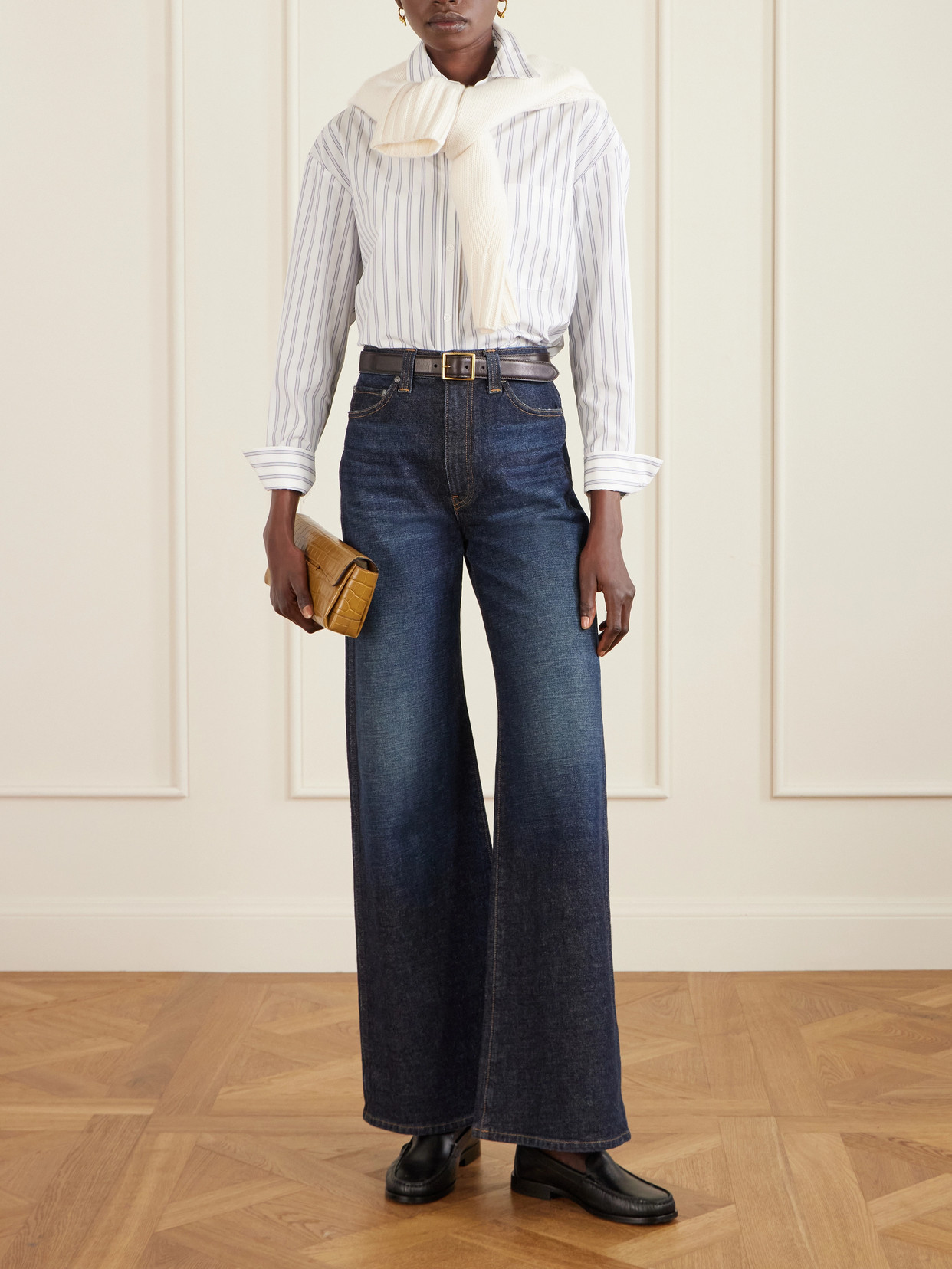 Big Joe Striped Cotton-Poplin Shirt