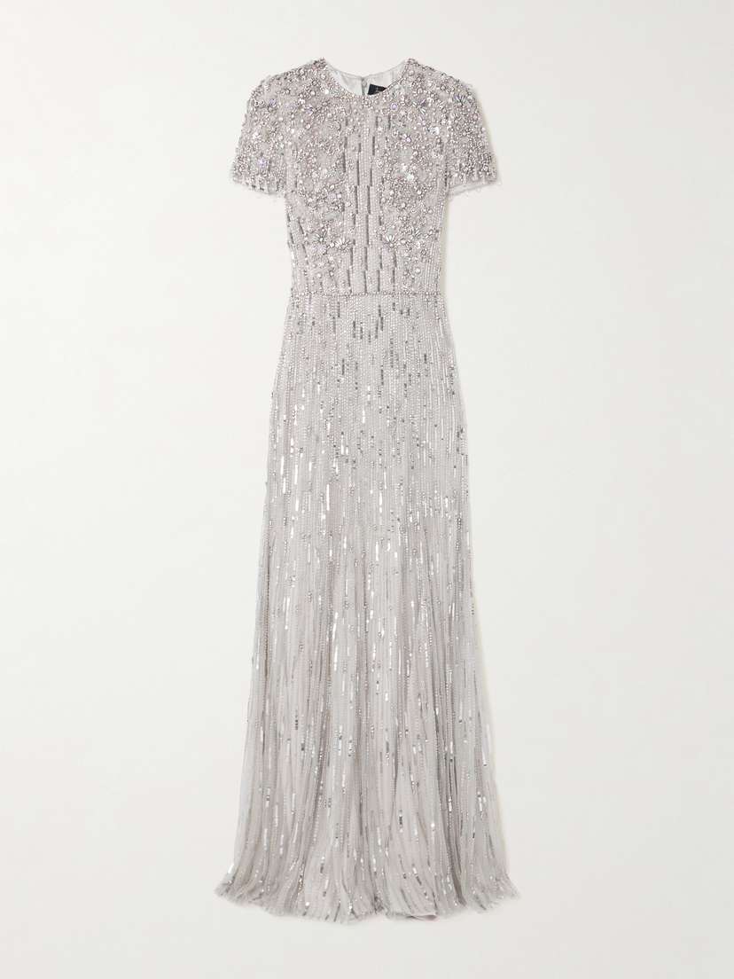 Jenny Packham Eliza Embellished Tulle Gown