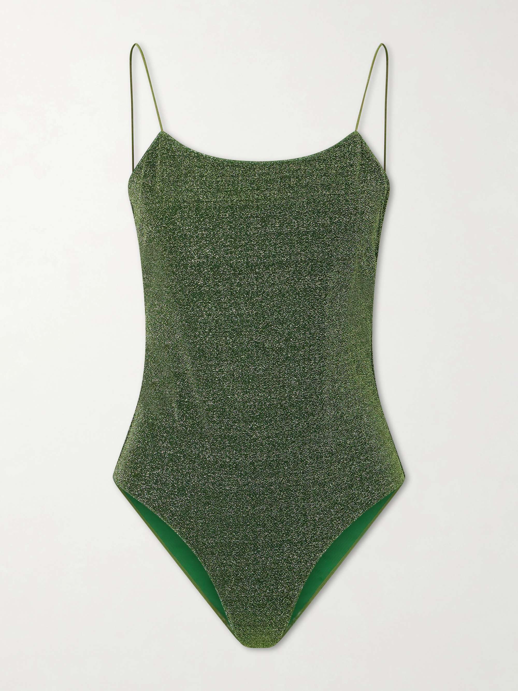 OSÉREE Lumière stretch-Lurex swimsuit