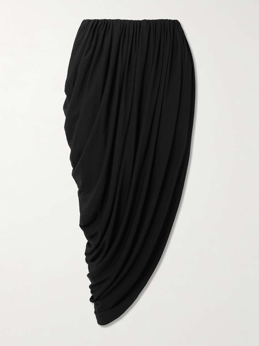 ESSE Studios Solina Draped Stretch-jersey Maxi Skirt