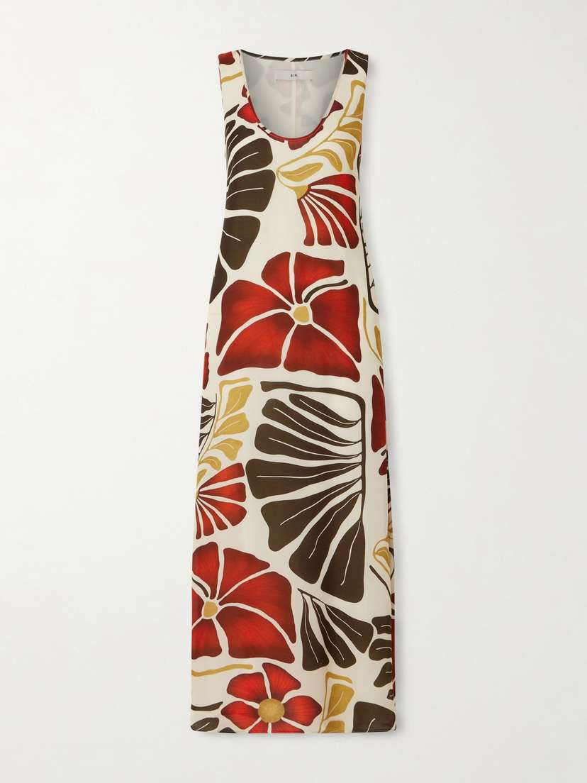 SIR. Julietta Printed Twill Maxi Dress