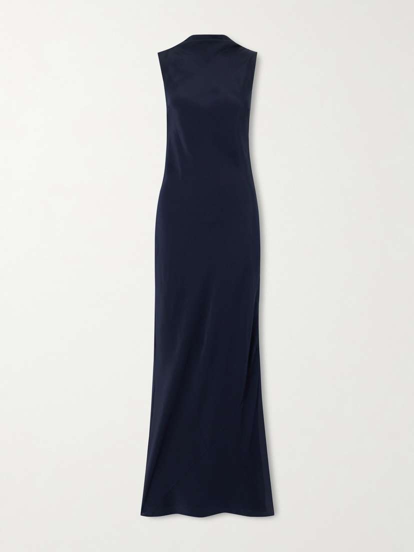 SIR. Isla Open-back Silk Crepe De Chine Maxi Dress