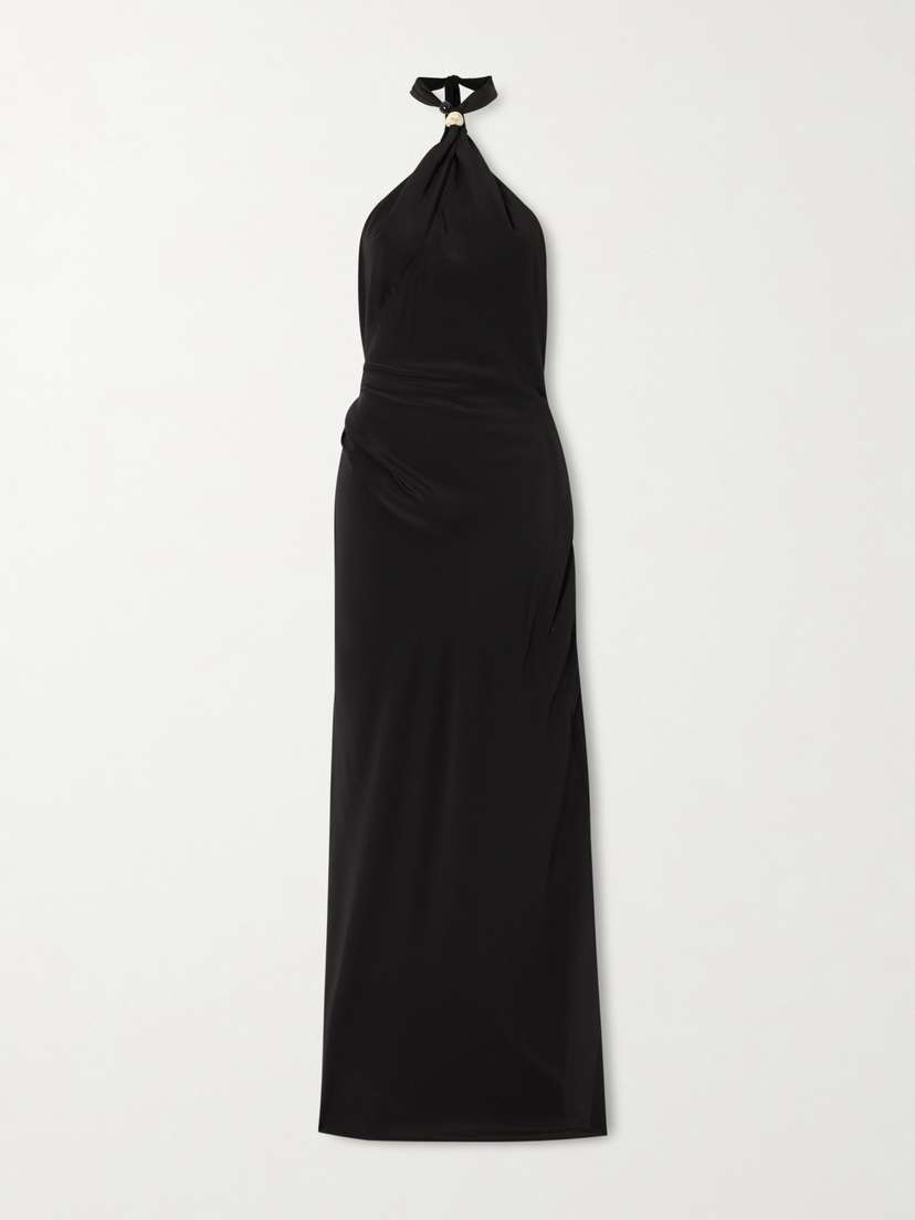 SIR. Rioja Silk Maxi Dress