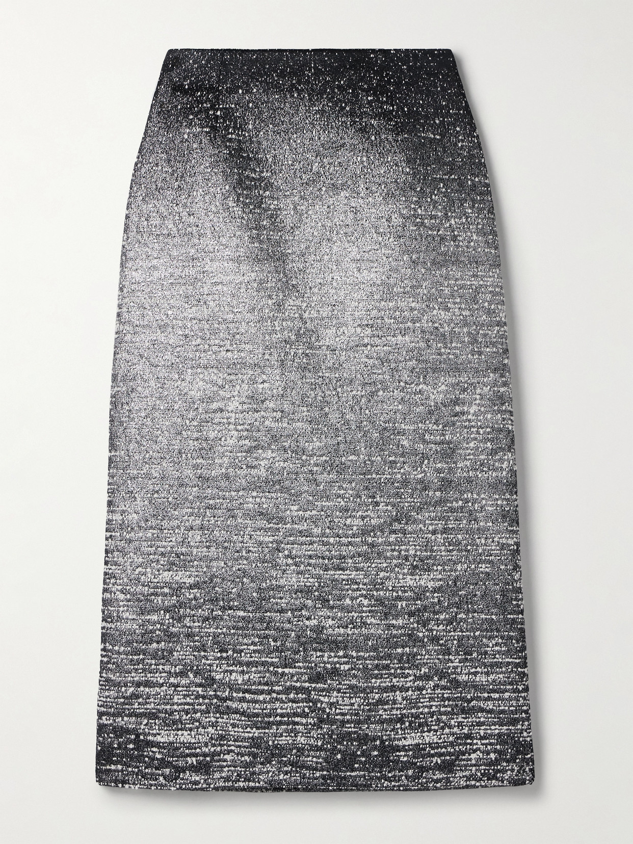 Oscar De La Renta Metallic Bouclé-tweed Midi Skirt In Multi