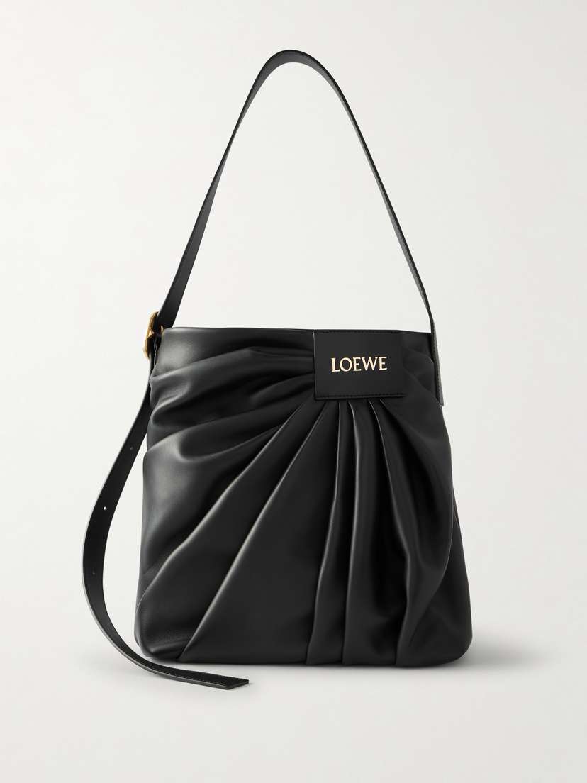 Loewe Featherlight Gathered Leather Tote
