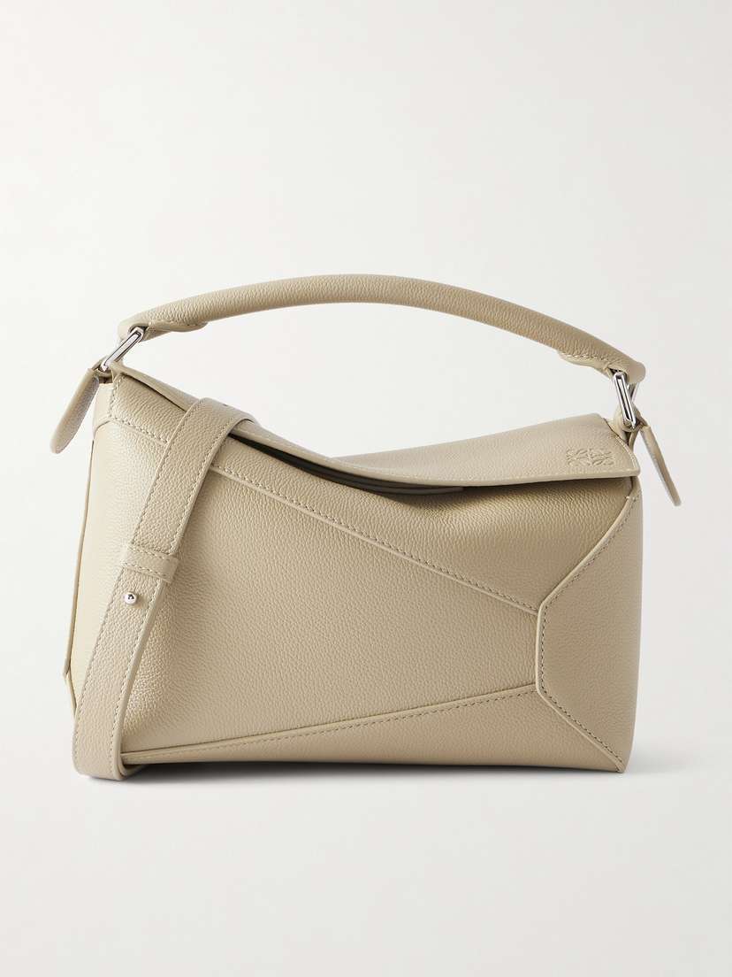 Loewe Puzzle Edge Small Textured-leather Shoulder Bag