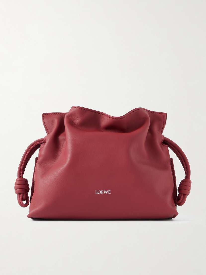 Loewe Flamenco Mini Leather Clutch