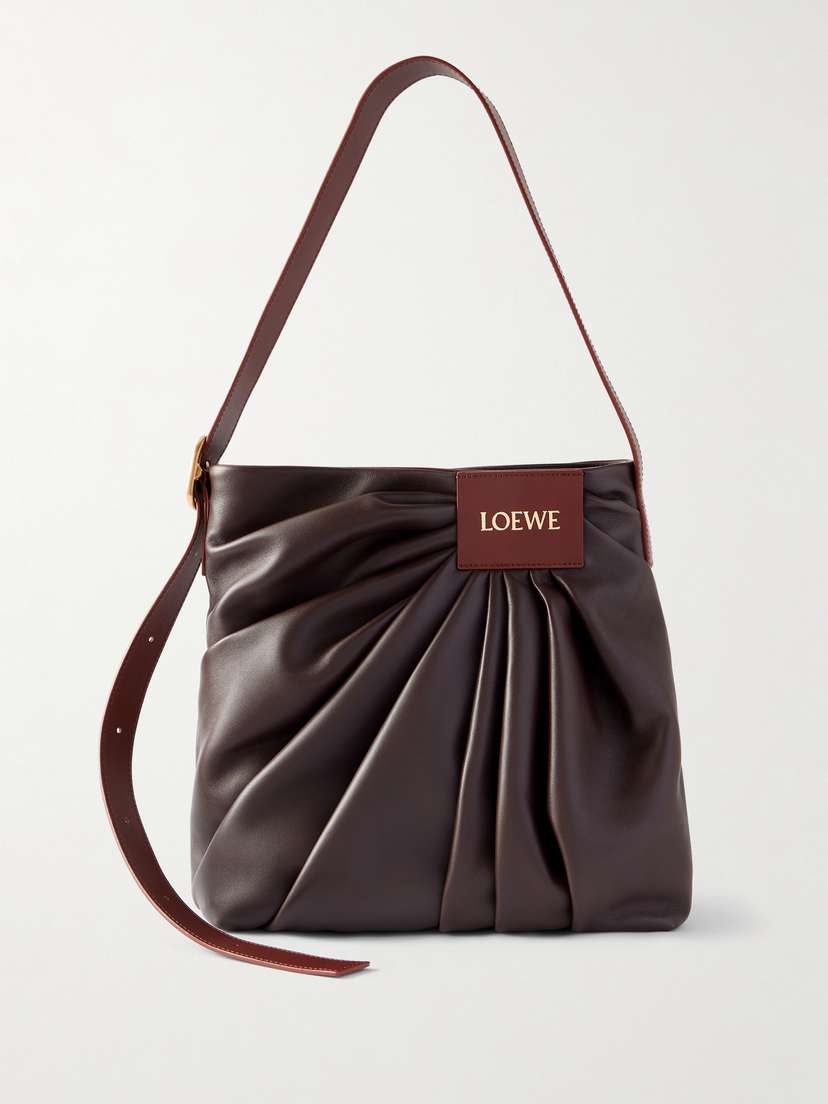 Loewe Featherlight Gathered Leather Tote