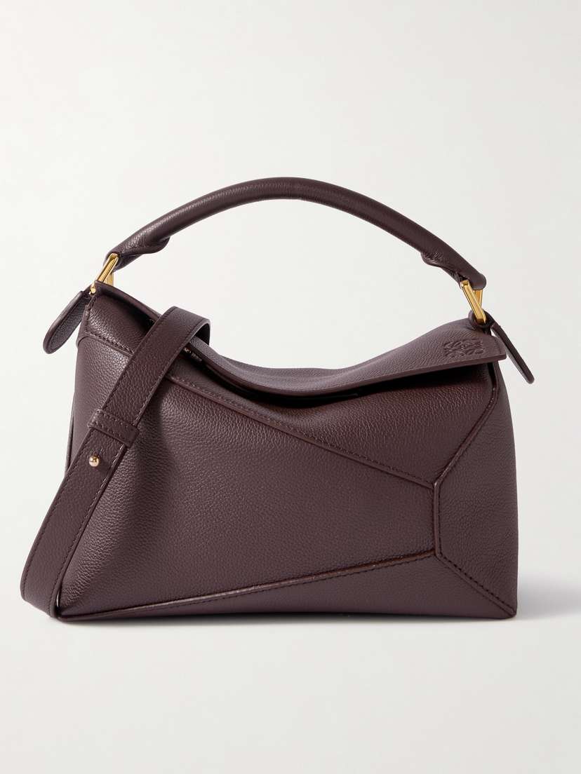 Loewe Puzzle Edge Small Textured-leather Shoulder Bag