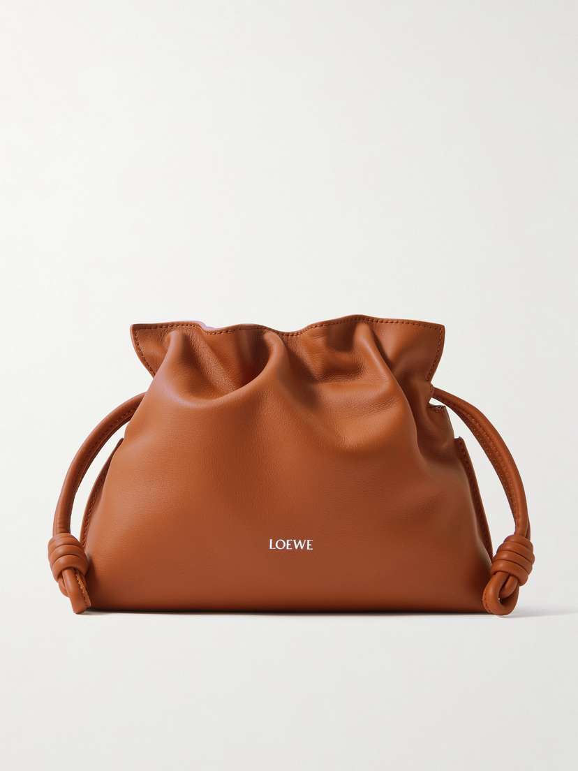 Loewe Flamenco Mini Leather Clutch