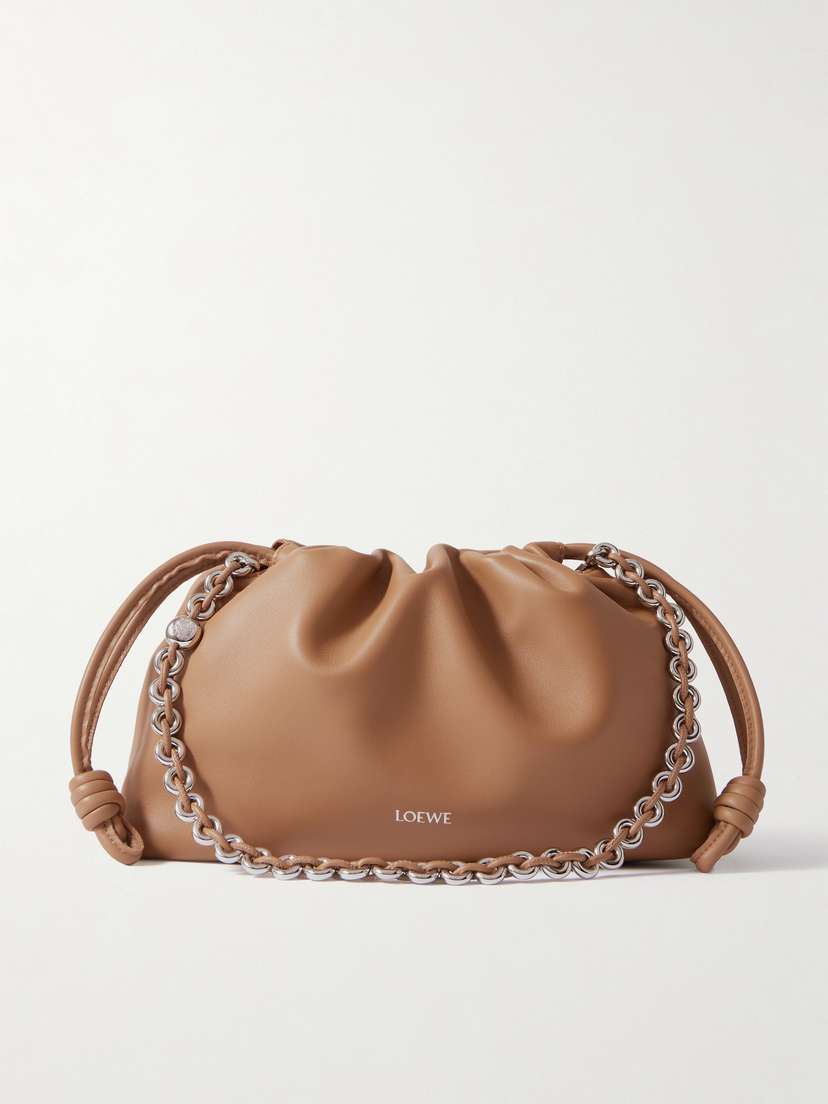 Loewe Flamenco Medium Leather Clutch