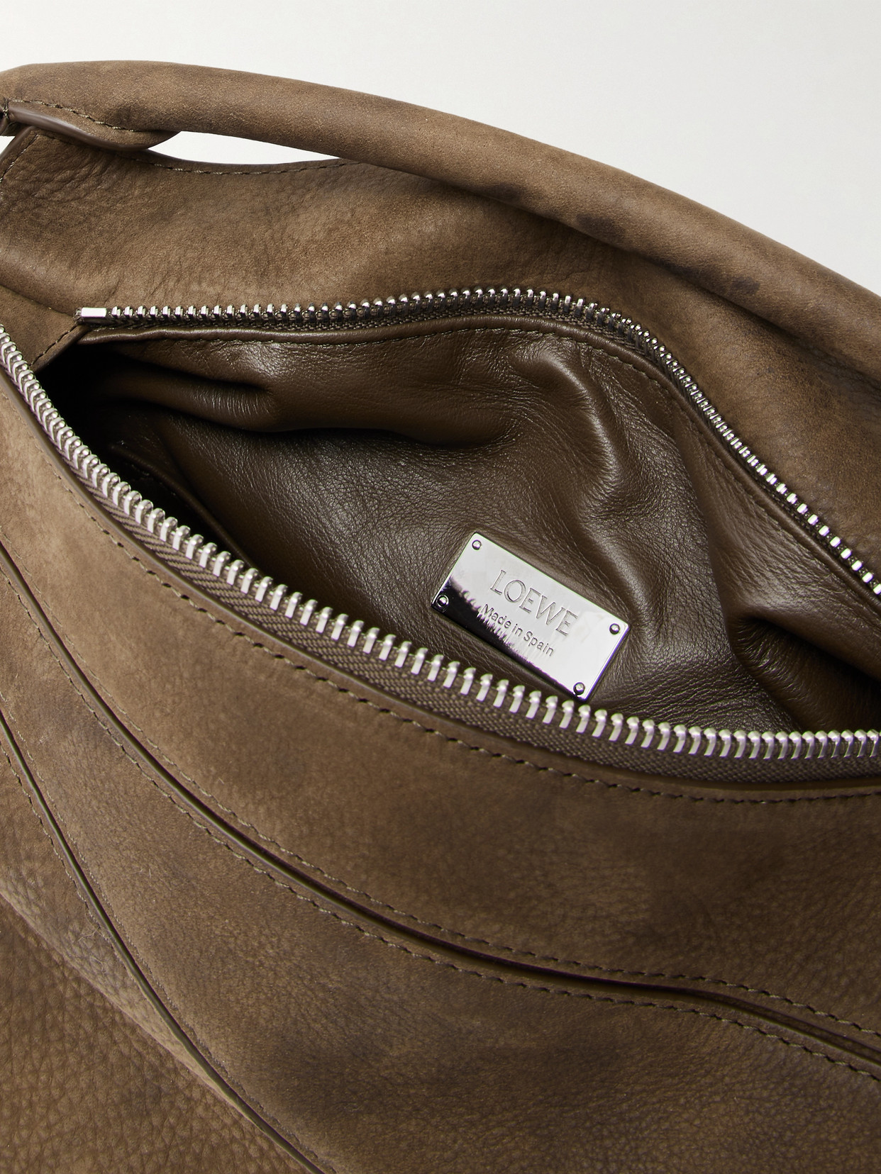 Puzzle Small Textured-Nubuck Shoulder Bag