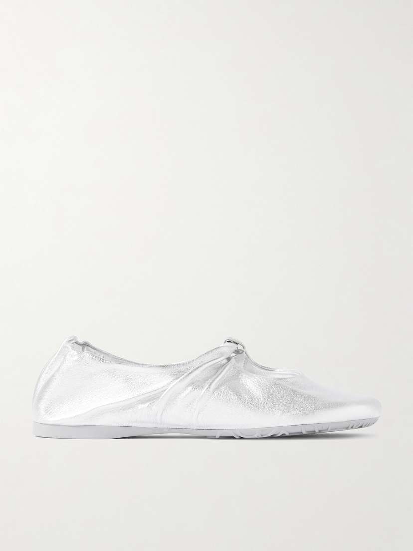 Loewe Pebble Metallic Leather Ballet Flats | Thumbnail 6 Loewe Pebble Metallic Leather Ballet Flats | Thumbnail 6
