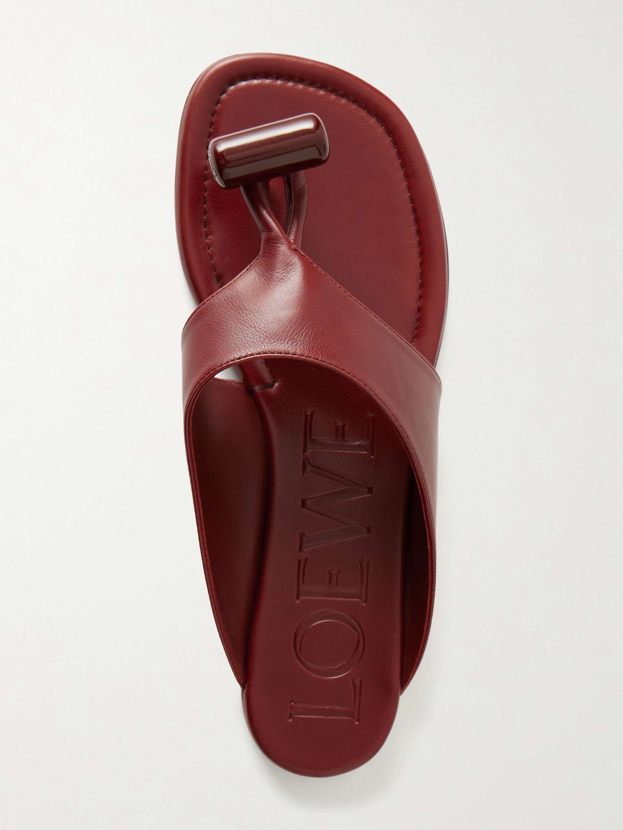 LOEWE Toggle leather slides | NET-A-PORTER LOEWE Toggle leather slides | NET-A-PORTER