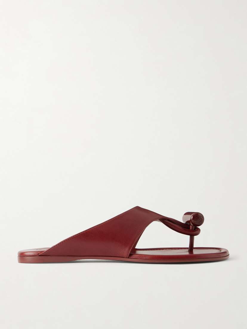 Loewe Toggle Leather Slides