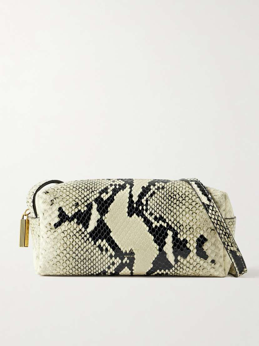 Khaite Kye Mini Snake-effect Shoulder Bag