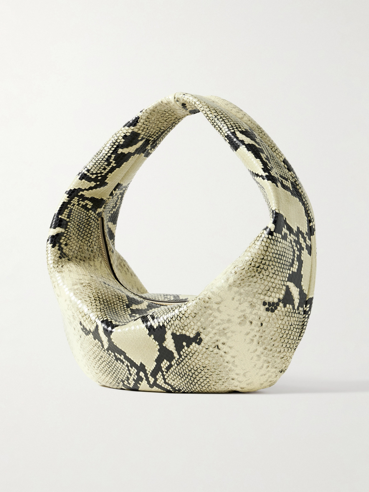 Khaite Olivia Medium Snake-effect Leather Tote In Animal Print