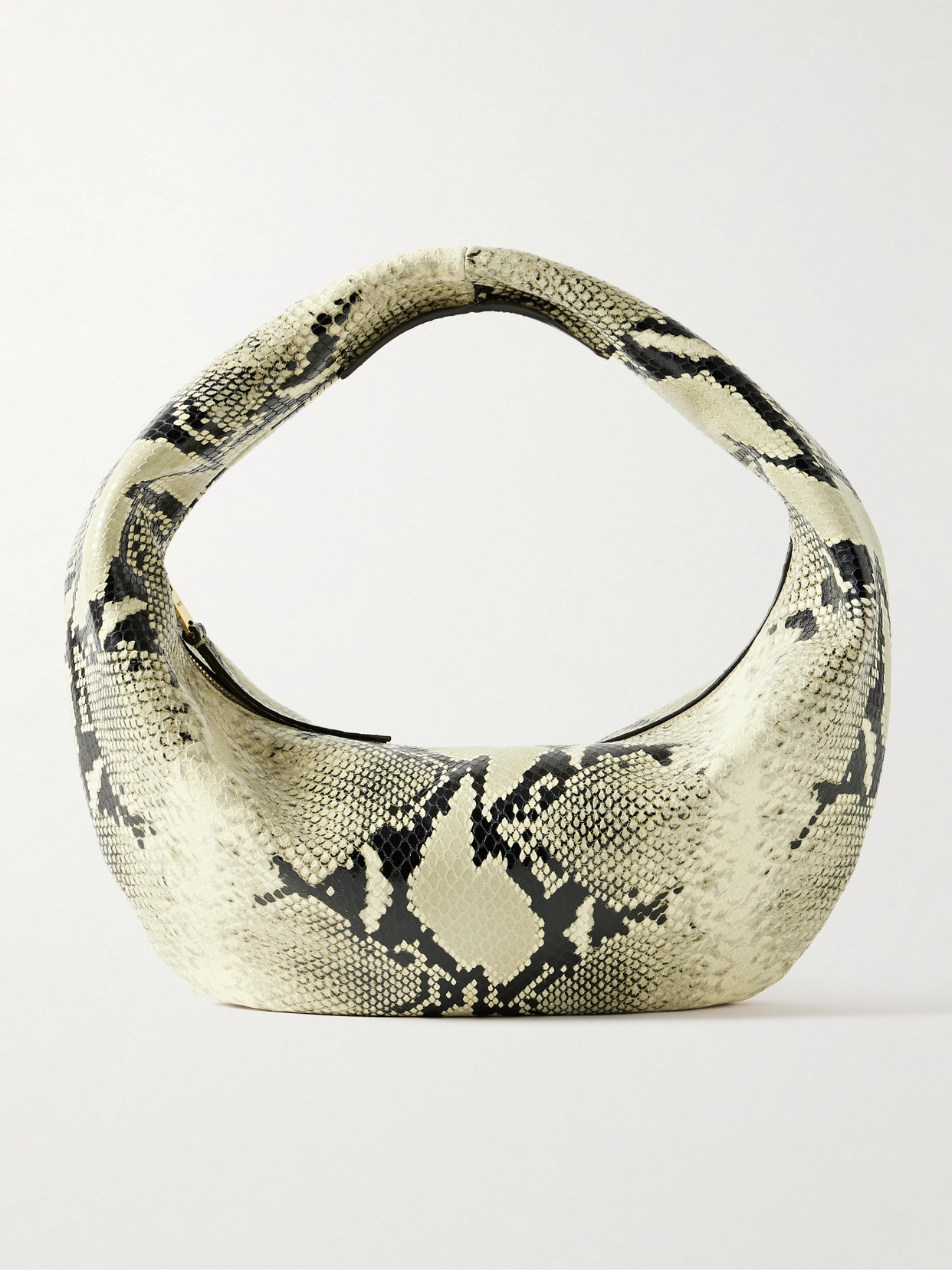 Khaite Olivia Medium Snake-effect Leather Tote In Animal Print