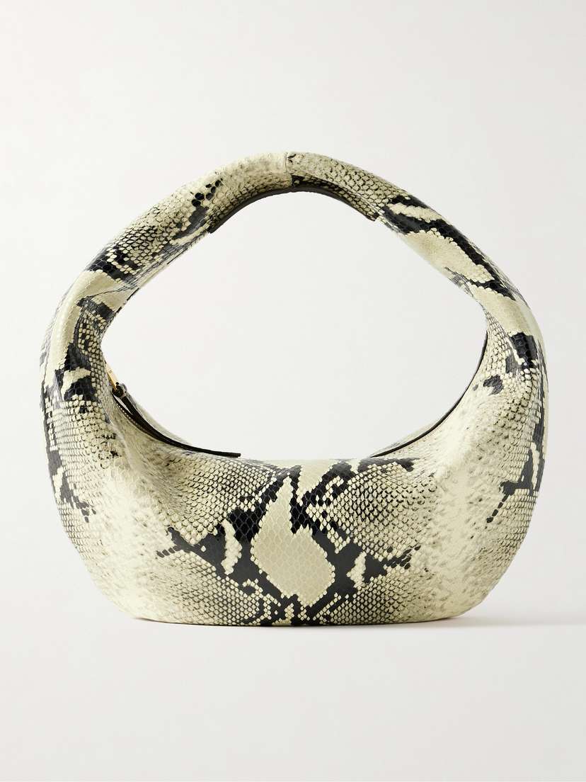 Khaite Olivia Medium Snake-effect Leather Tote