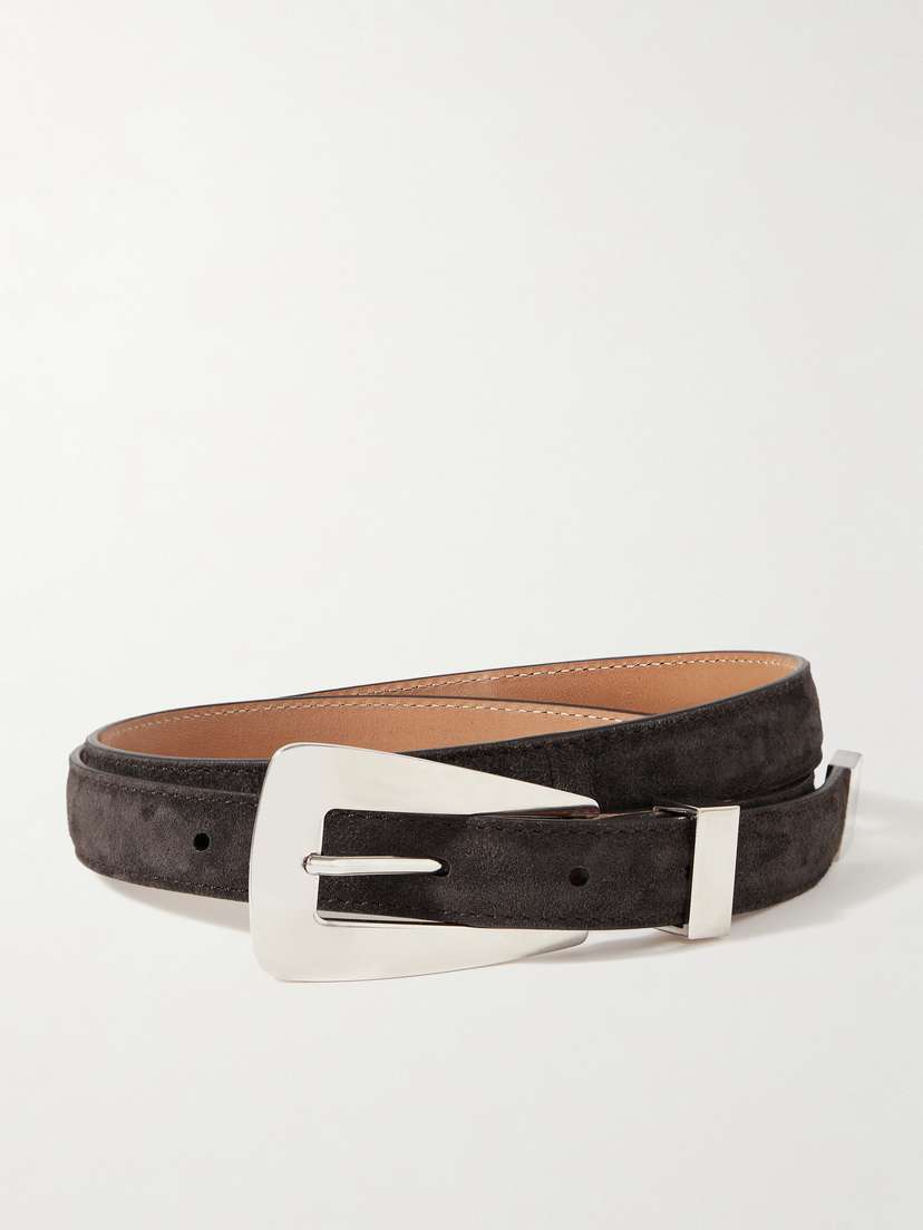 Khaite Lucca Suede Belt