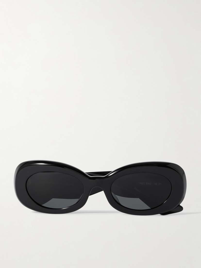 Oliver Peoples + Khaite Oval-frame Acetate Sunglasses