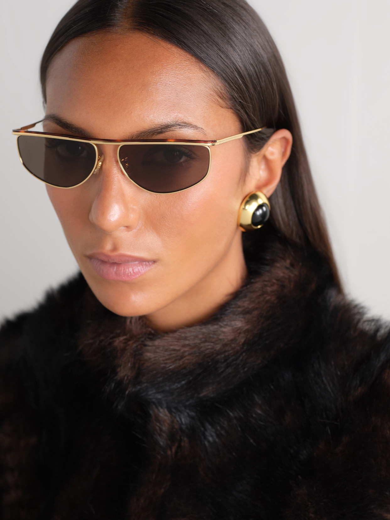 Oliver Peoples + Khaite 1986 D-frame Tortoiseshell Acetate And Gold-tone Metal Sunglasses In Brown