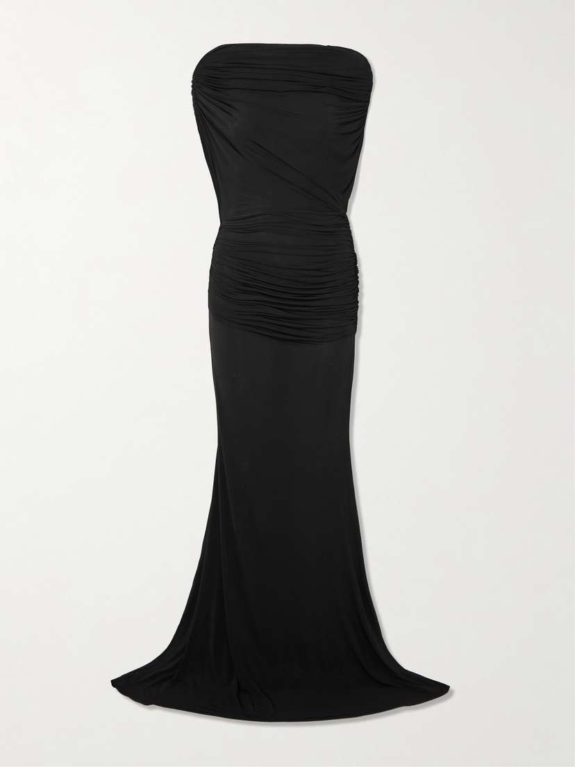 Alex Perry Draped Cape-effect Stretch-jersey Gown