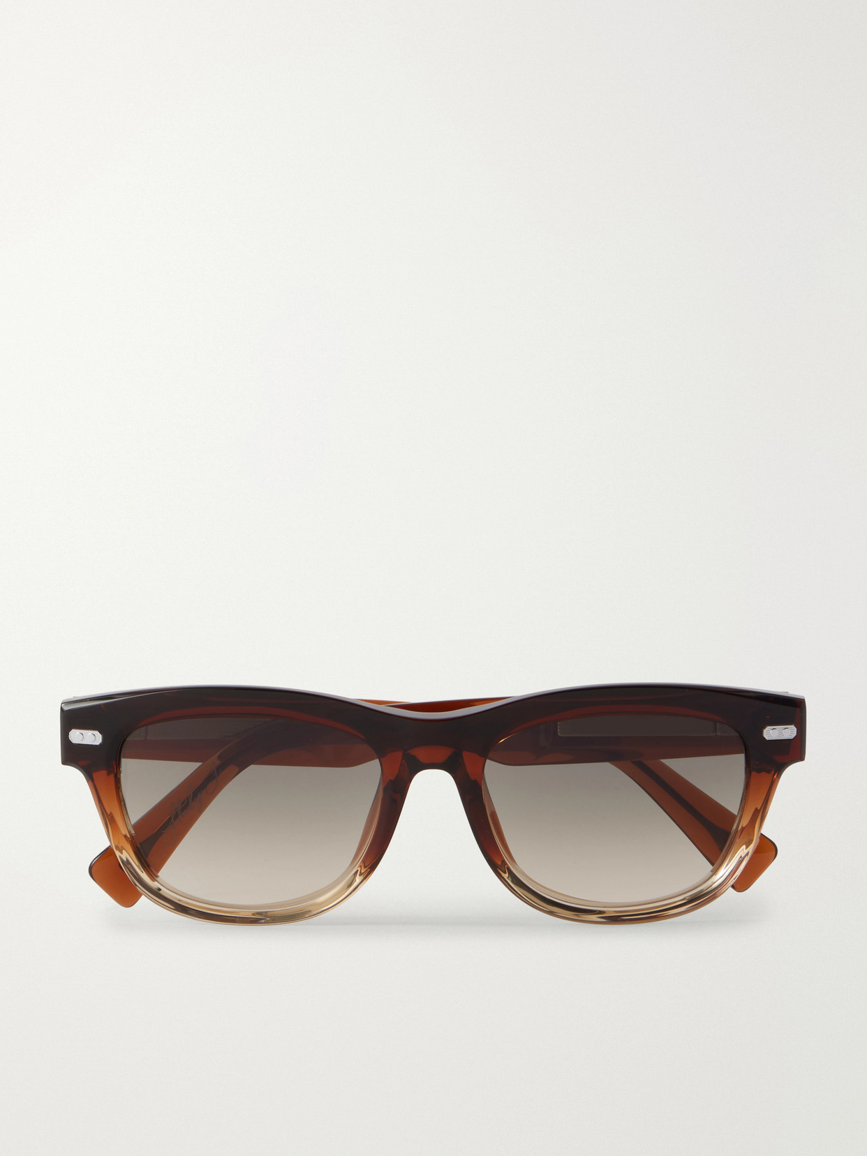 Brunello Cucinelli Stanley J. D-frame Acetate Sunglasses In Burgundy