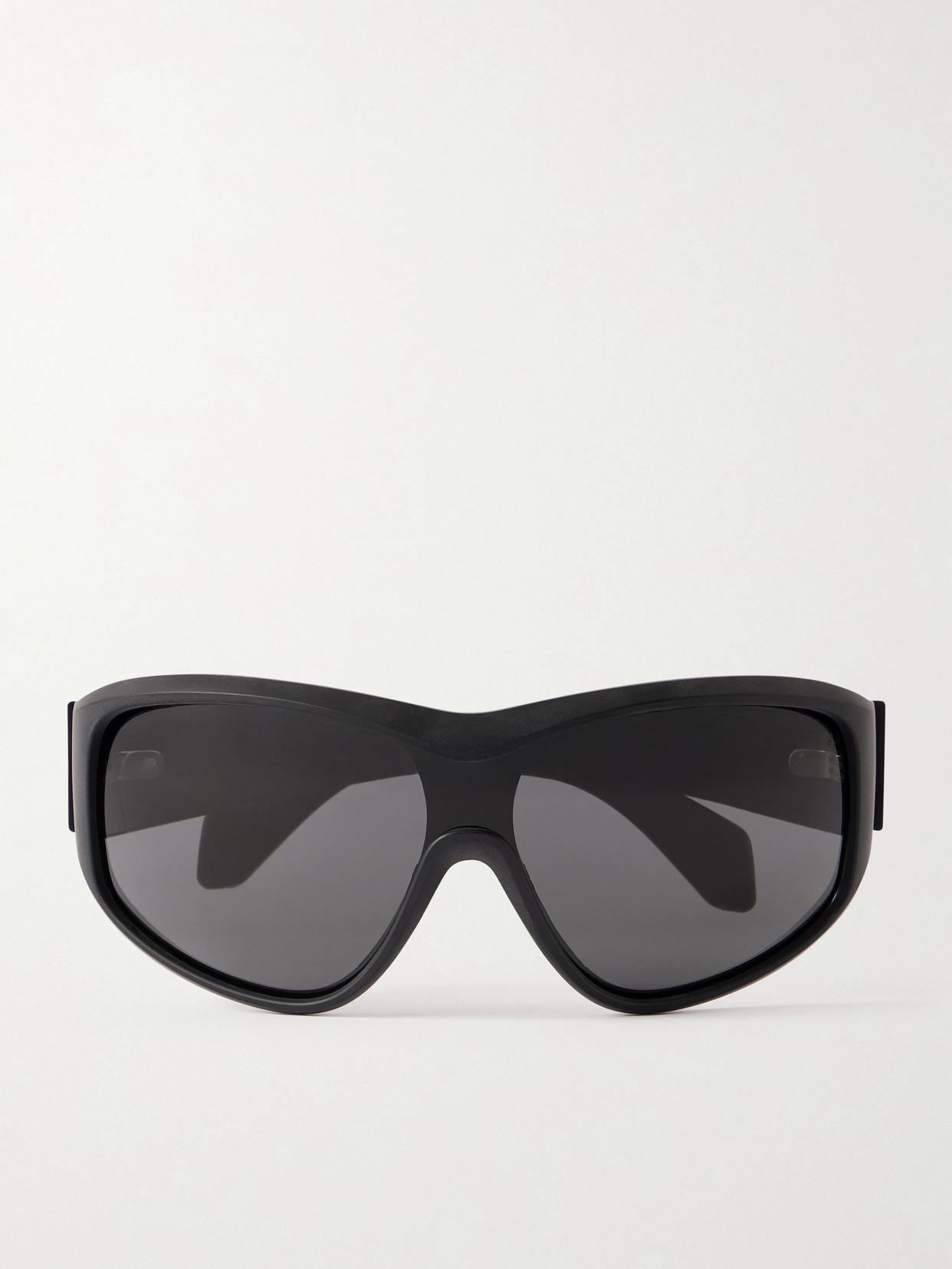Moncler Thyra Oval-frame Ski Sunglasses In Black