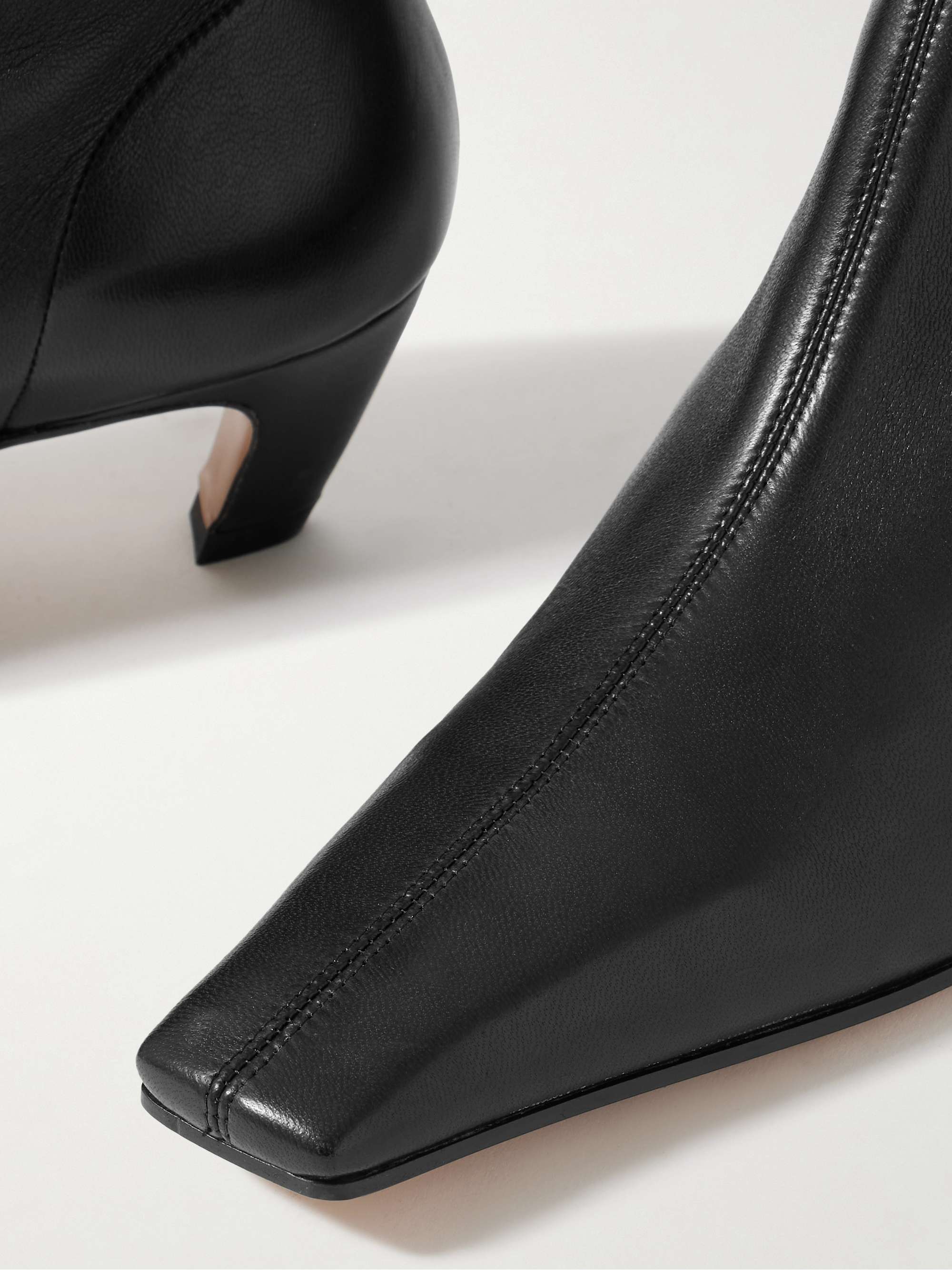 KHAITE Arizona leather ankle boots | NET-A-PORTER